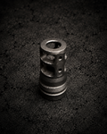 The Sickle 14×1 LH AK muzzle brake and Plan B-compatible suppressor host